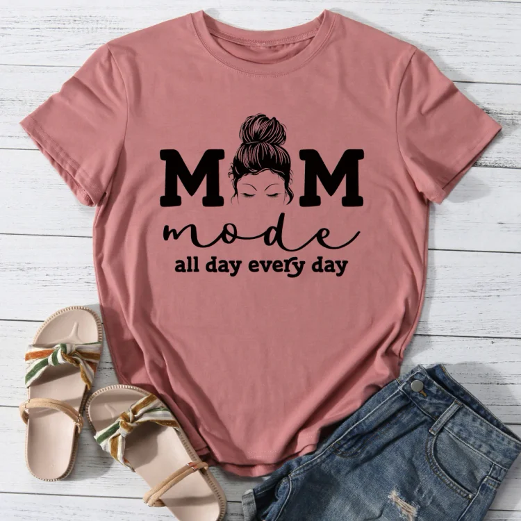 ANB -  Mom mode all day every day T-shirt Tee -013453