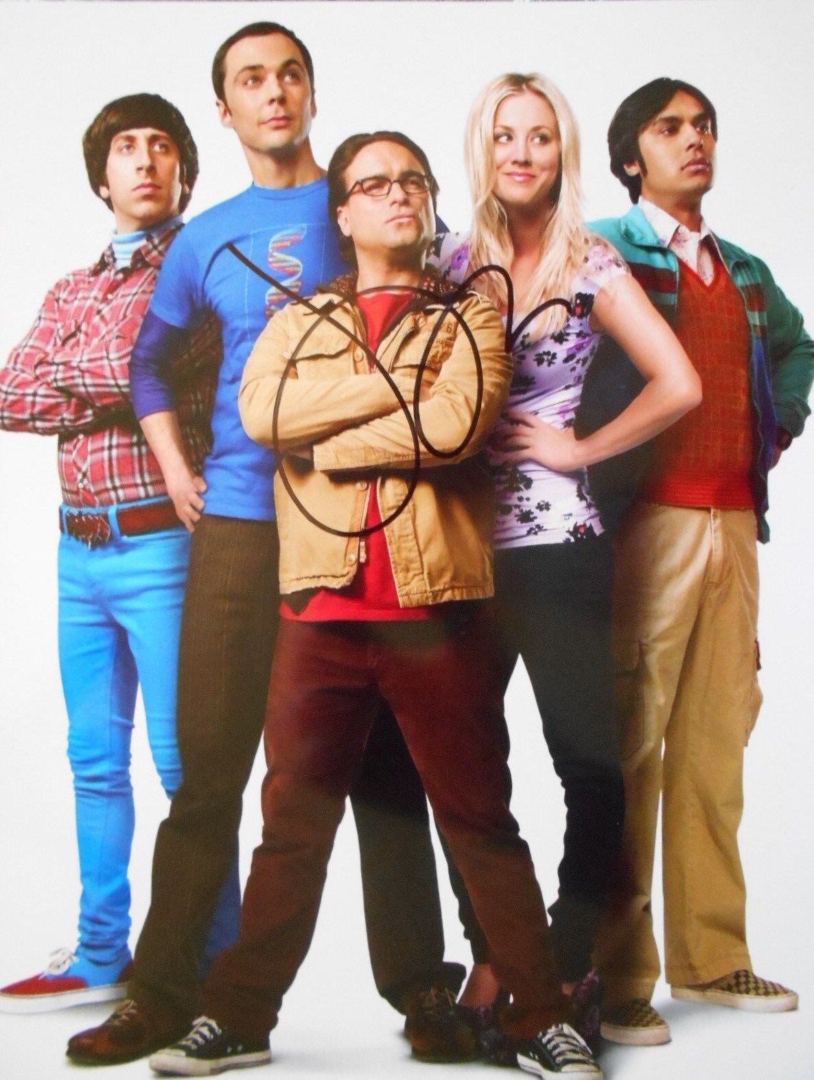 JIM PARSONS * HAND SIGNED 8 X 10 Photo Poster painting W/COA * BIG BANG THEORY