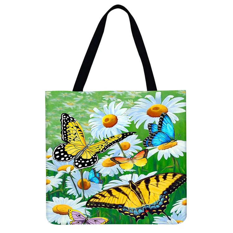 Butterfly - Linen Tote Bag