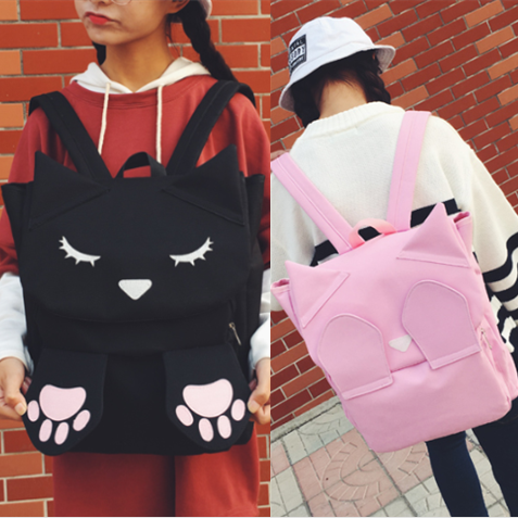 4 Colors Kawaii Kitty Paw Backpack SP178706