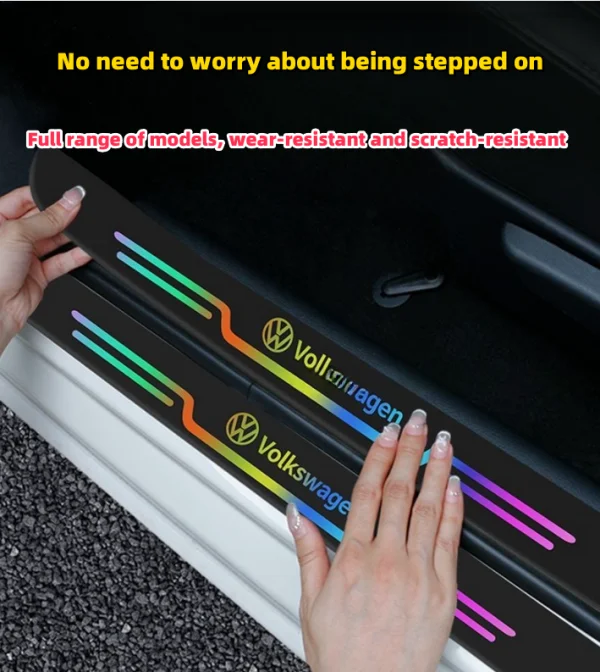 Car Colorful Door Sill Strip