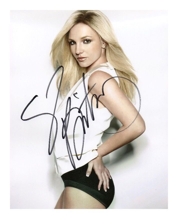 BRITNEY SPEARS AUTOGRAPHED SIGNED A4 PP POSTER Photo Poster painting PRINT 12