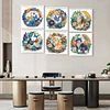 6Pack Paper Painting -Crystal Rhinestone Diamond Painting(30x30cm)