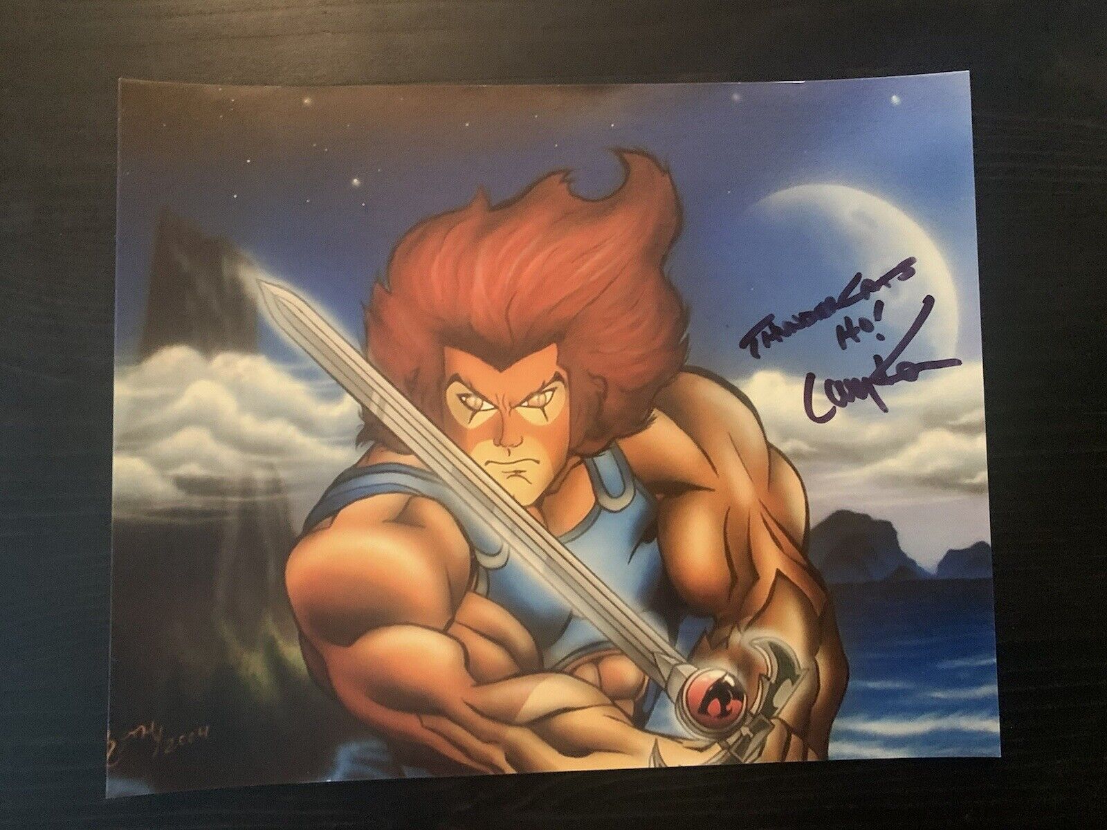 Larry Kenney Signed Thundercats 8x10 Photo Poster painting Autographed Voice of Lion-O