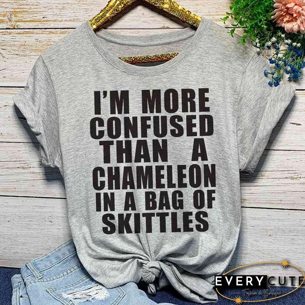 (US Size) Cotton Graphic Tees for Women / Girls:Women's Fashion Short Sleeve Casual Funny Graphic Tee Tops for Women Girls