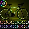 LED Bike Wheel Lights Waterproof Bicycle Spoke Lights 16 Colors Bike Tire Lights