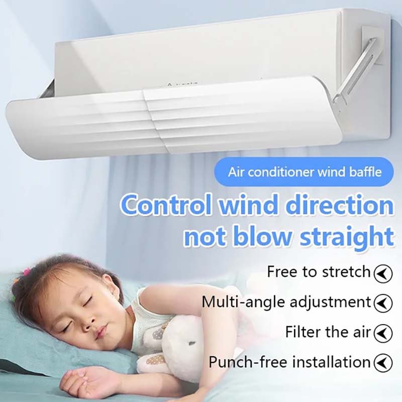 Home Air Conditioner Breathable Anti-direct Blowing Wind Guide Windshield on-hook Wind Baffle