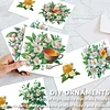 12Pcs Flower Drink DIY Diamond Painting Greeting Cards for Adult Holiday Gifts