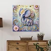 (Pre-Framed)Elephant-Special Shape Diamond Painting Kit(25x25cm)