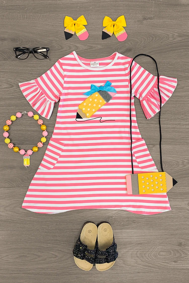Stripe Pencil Dress