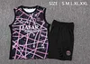 2025/2026 Psg Paris Pre-Match Training Black Starry Sky Vest+Shorts Football1:1 Thai Quality