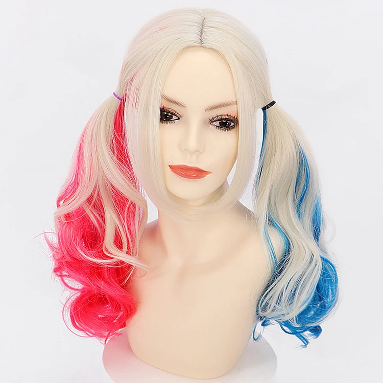 Halloween Big Wave Center Parting Long Curly Hair Wigs