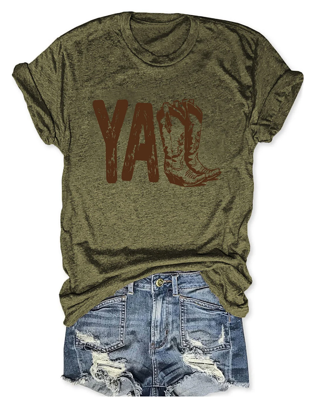 Y'all Cowboy Boots T-shirt