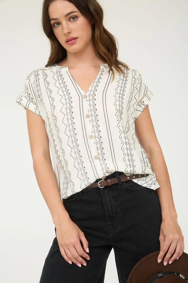 The Sierra Stripe Blouse