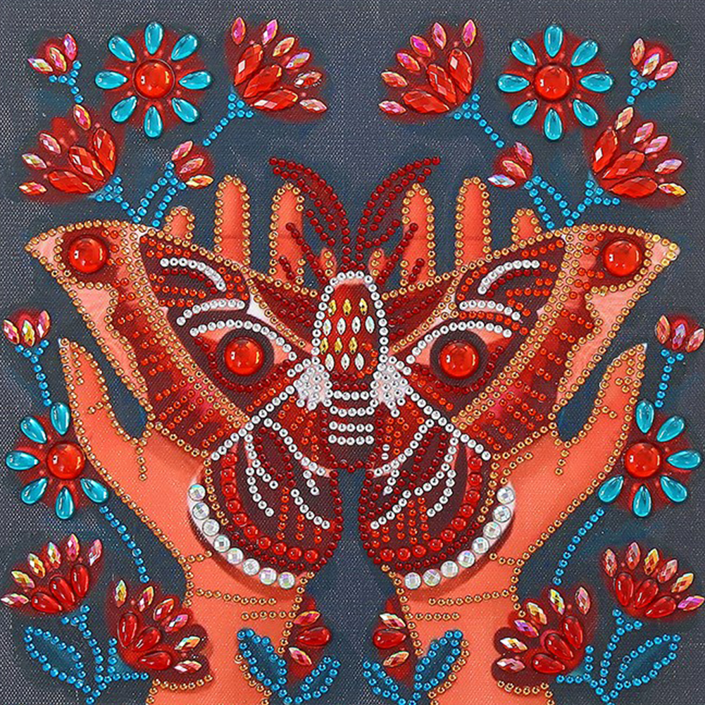 

30*30CM-Special Shaped Diamond Painting-Butterfly, 501 Original