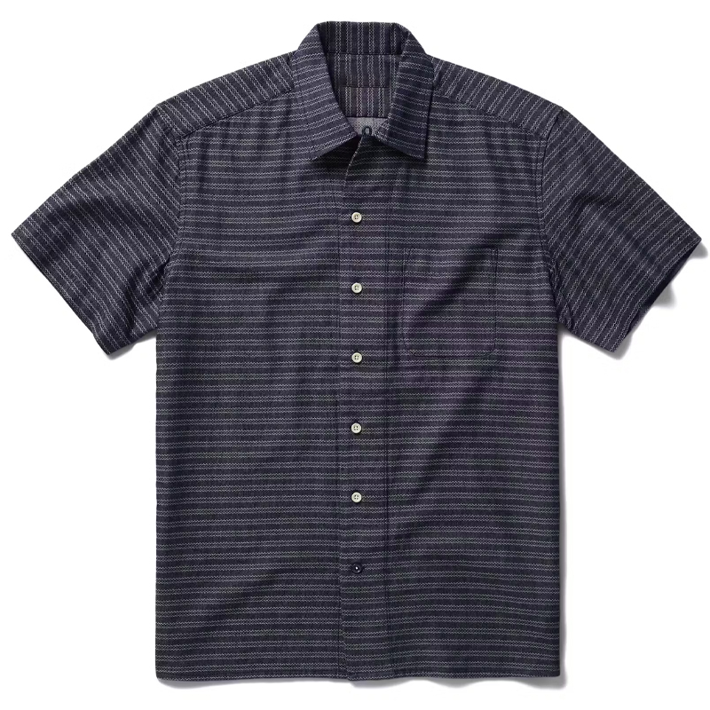 Retro Cotton Striped Short Sleeve POLO Shirt