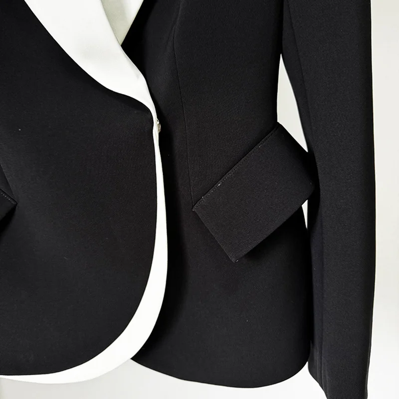 Nigikala Nigikala New Star Fashion Collage Bump Color Dark Buckle Repair Suit Jacket Jacket Jacket