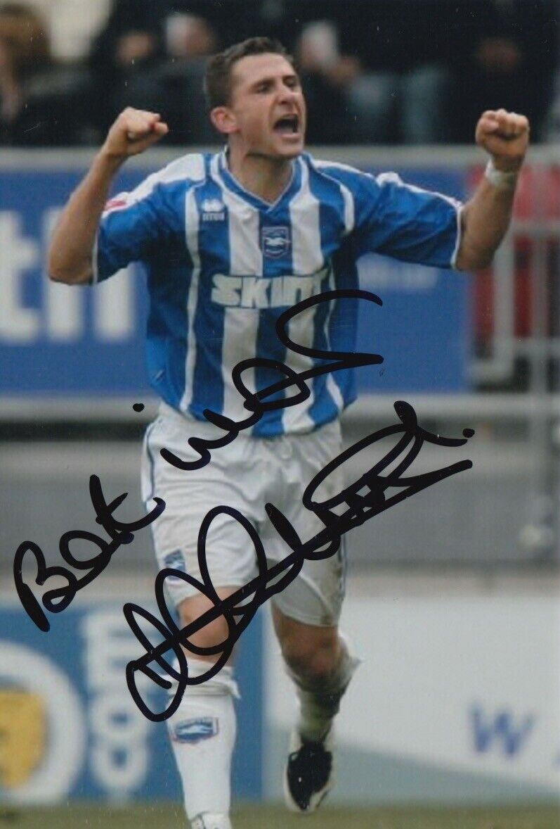 NICKY FORSTER HAND SIGNED 6X4 Photo Poster painting BRIGHTON FOOTBALL AUTOGRAPH 2