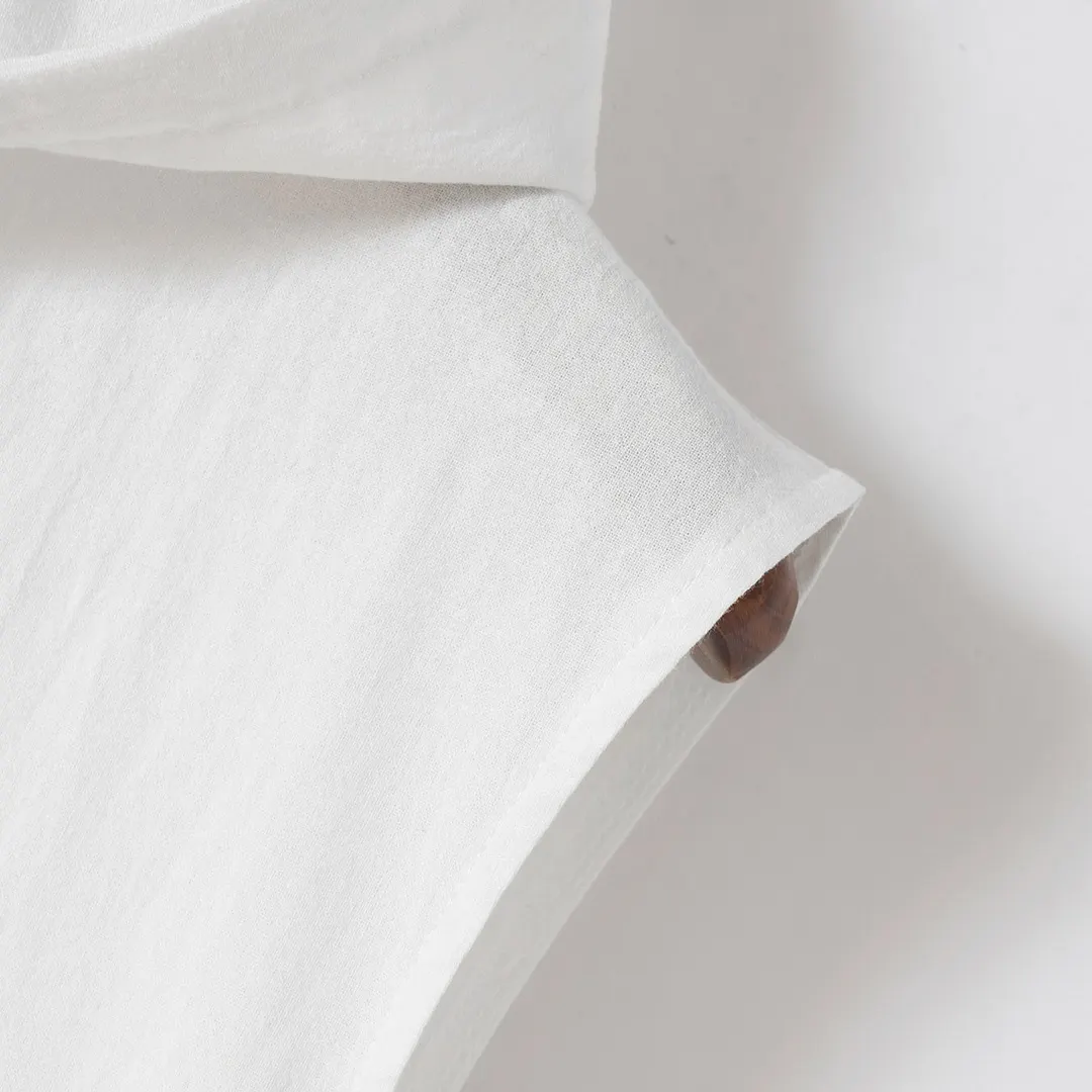 Men's Vintage Cotton Linen Casual Beach Vacation Sleeveless Hooded Tank Top Vest-INSPIREUSE