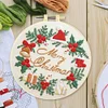 Christmas Wreath-Embroidery Kit