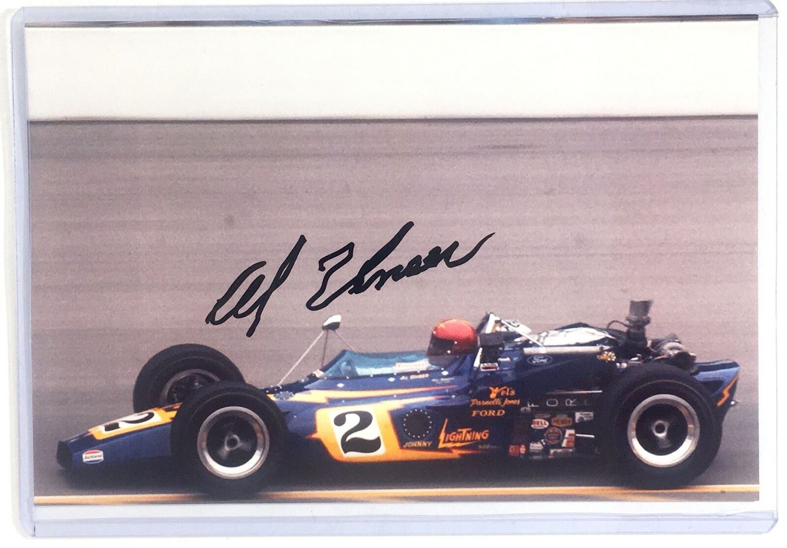 Al Unser Sr Signed 4x6 Photo Poster painting Indianapolis 500 4x Winner Indy IRL Autograph Auto