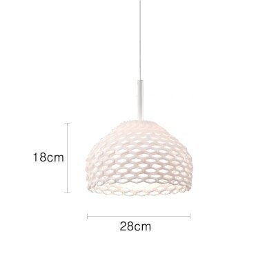 Nordic Designer Honeycomb Resin Pendant Light Post Modern Bedroom Living Room Lighting Dining Room Decor Hanging Lamps Luminaria