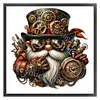 Steampunk Mechanical Gnome - 11CT Stamped Cross Stitch - 50*50cm