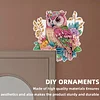 2Pcs diy Diamant Kunst T&uuml;r Ecke Anh&auml;nger Acryl T&uuml;rdekoration (Hase)
