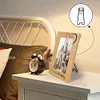 6 Pcs Picture Frame Bracket with Self-Adhesive Photo Frame Bracket Display Stand