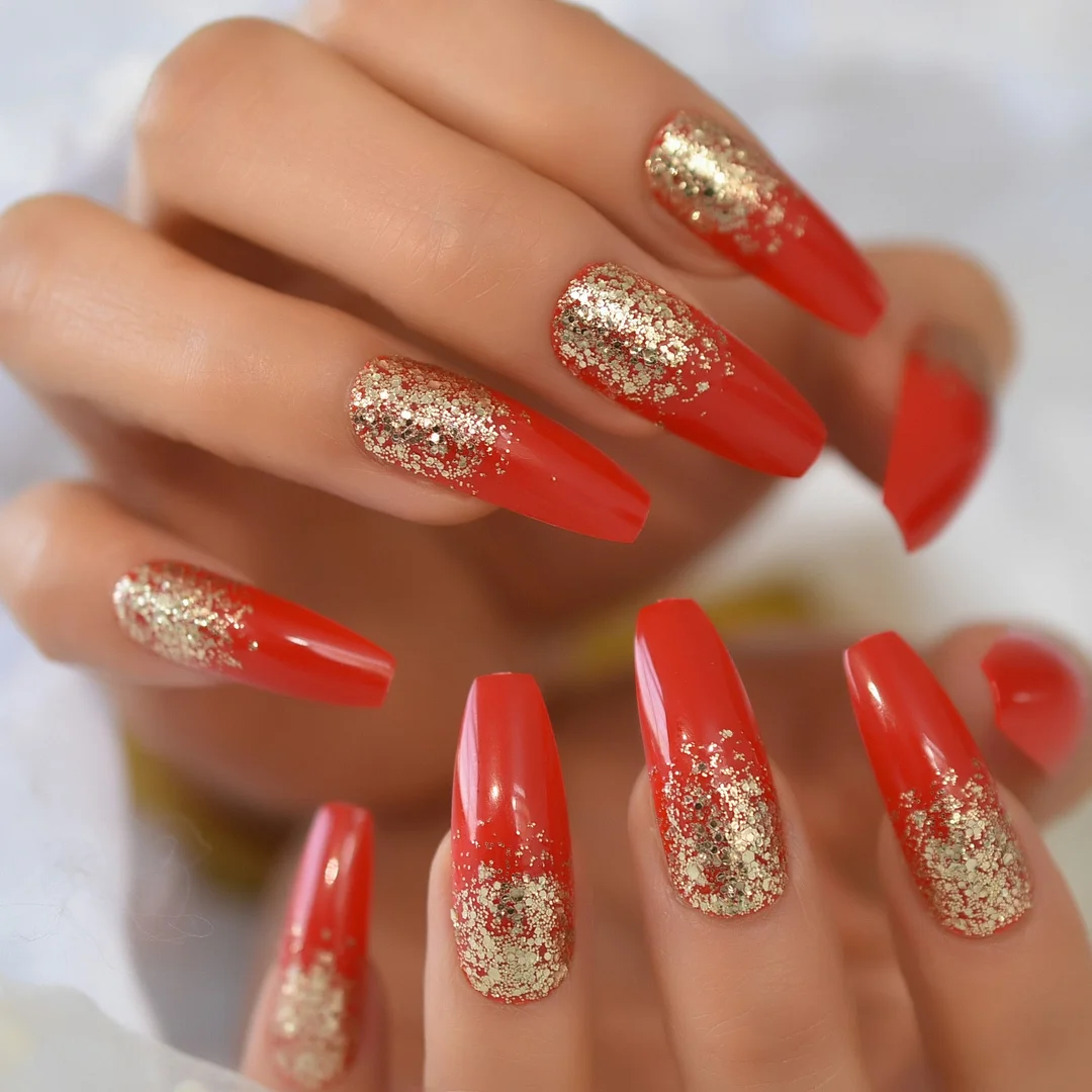 Holographic Silver Glitter Press On Nails Short Style Daily Wear Nude Pink Lady False Nails Oval Shape Nail Art Tips-Nail Inspo