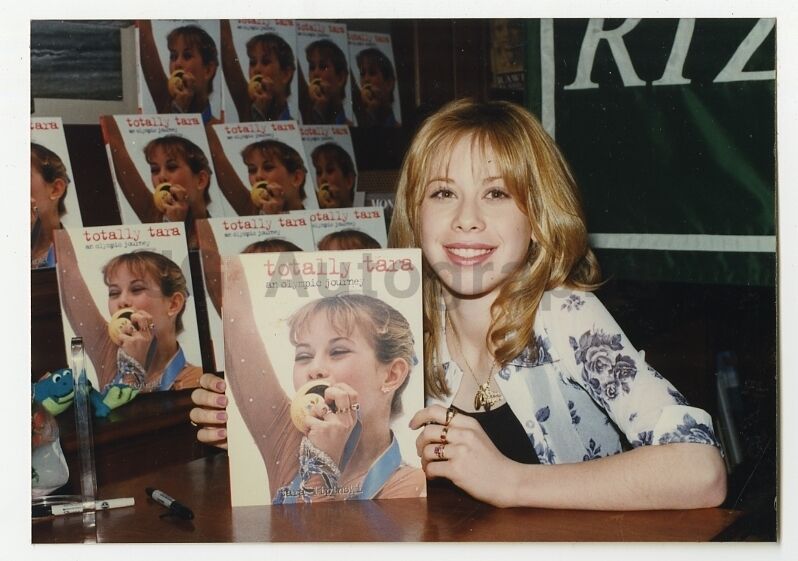 Tara Lipinski - Vintage Candid Photo Poster painting by Peter Warrack - Previously Unpublished