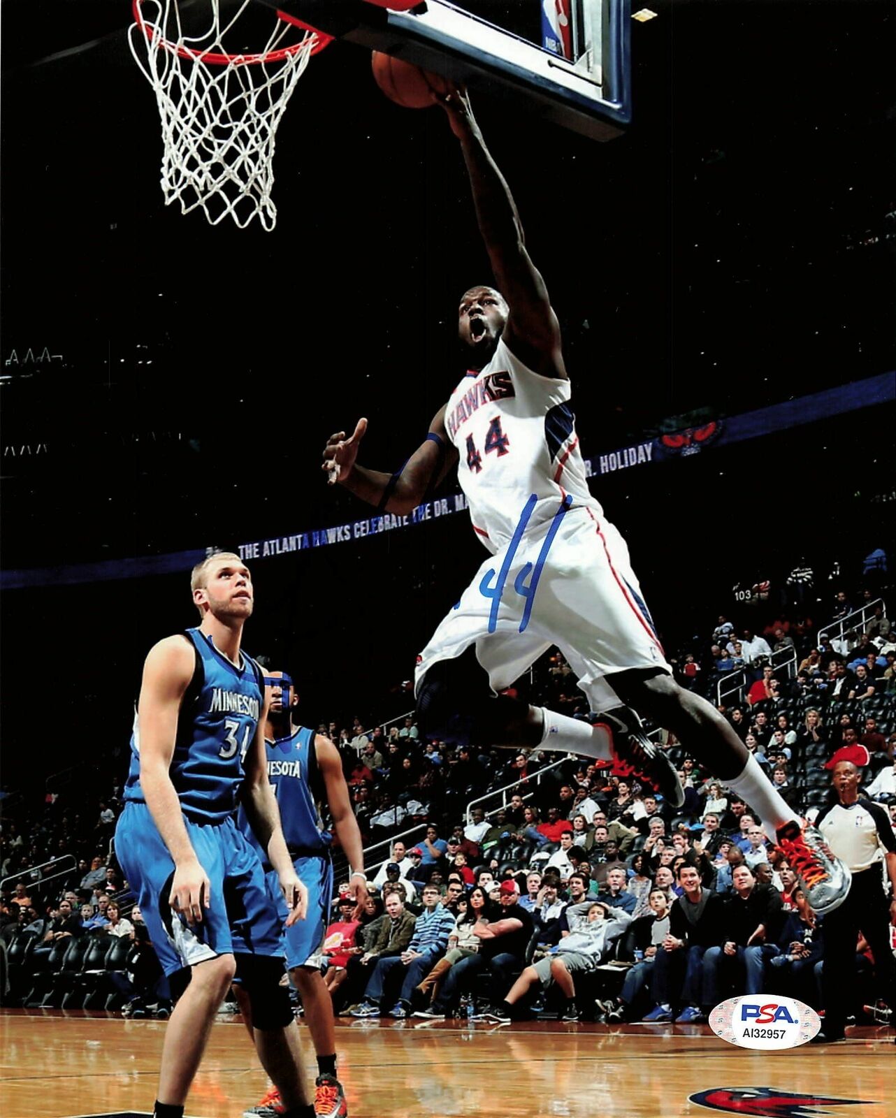 Ivan Johnson signed 8x10 Photo Poster painting PSA/DNA Atlanta Hawks Autographed