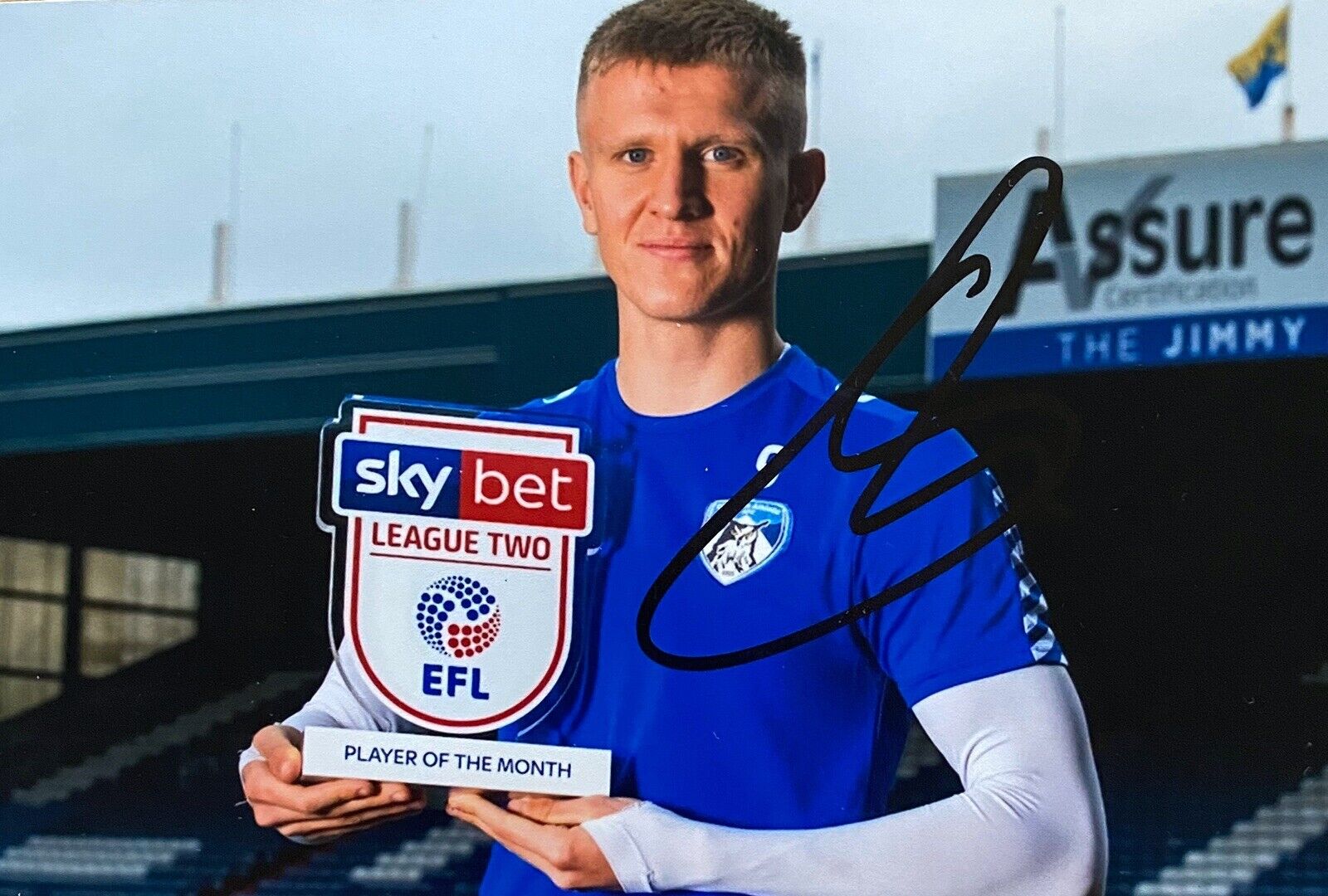 Sam Surridge Genuine Hand Signed 6X4 Photo Poster painting - Oldham Athletic