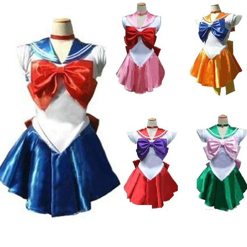 Halloween Anime Costume Show Sailor Moon Month Rabbit Cosplay Dress SP13332
