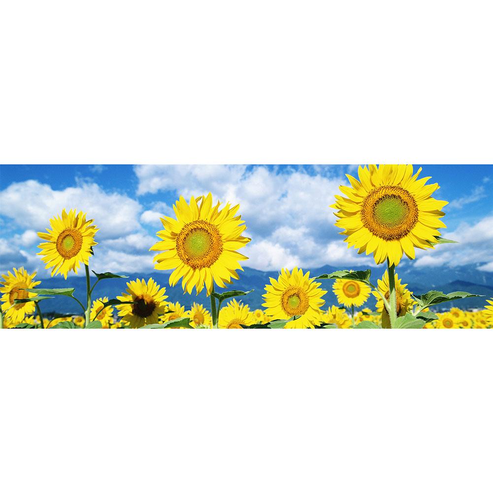 

80*30CM - Round Drill Diamond Painting - Flower, 501 Original