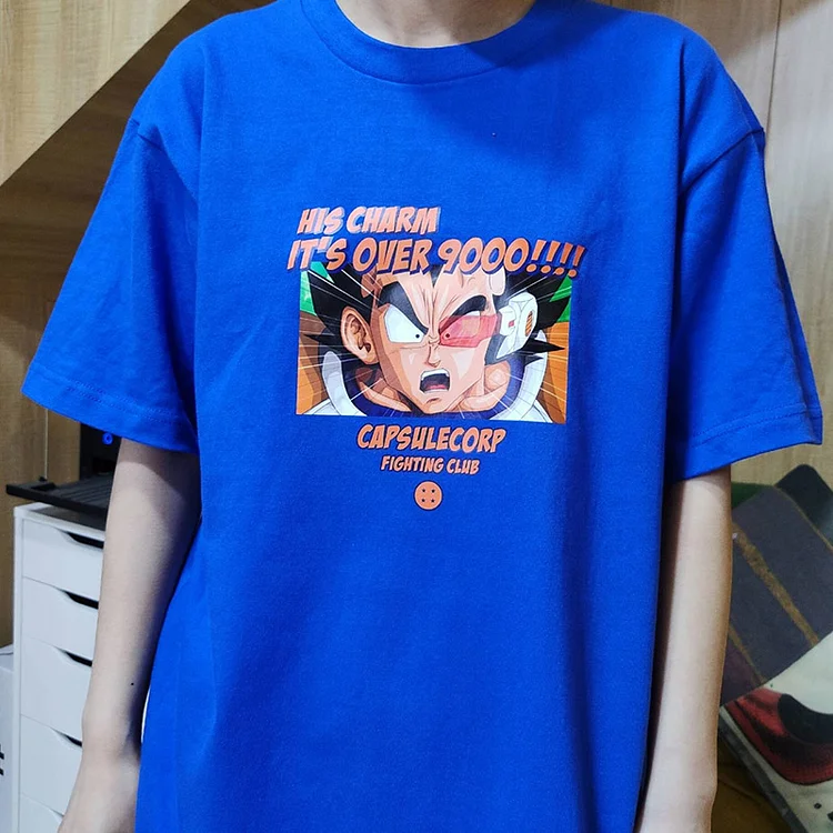 Pure Cotton Dragon Ball Vegeta Graphic T-shirt  weebmemes
