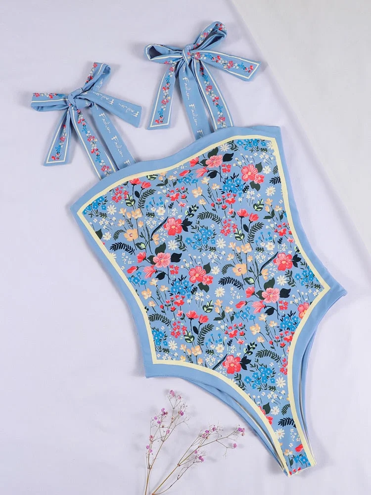 One Piece Swimsuit Sexy High Cut Swimwear Women Push Up Bodysuits Summer Padded Bathing Suit Women One Piece Swim Wear