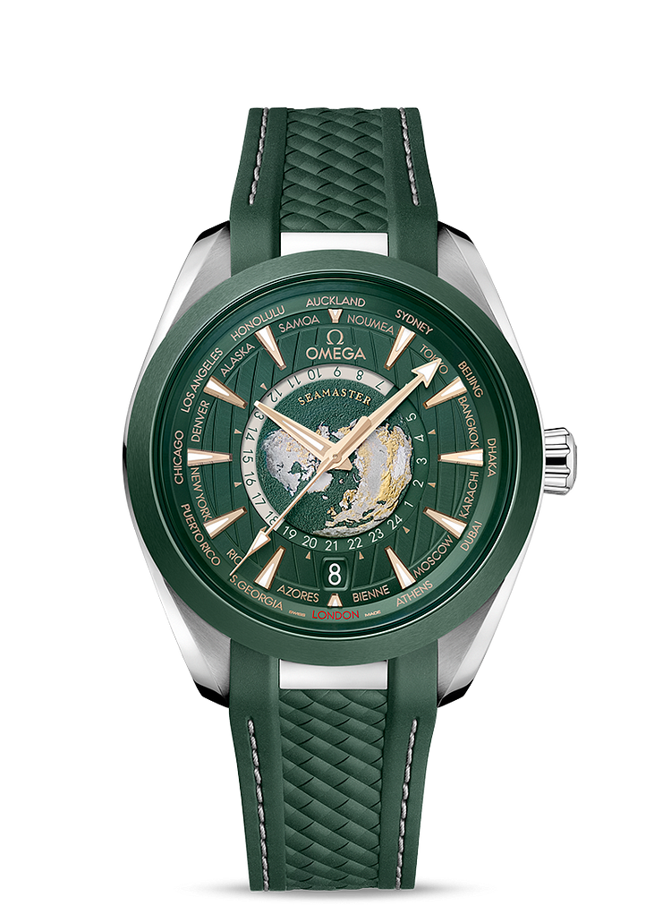 OMEGA SEAMASTER AQUA TERRA 150M CO‐AXIAL MASTER CHRONOMETER GMT WORLDTIMER 43 MM