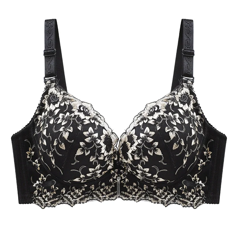 Billionm Sale Fashion Sexy Bra Gather Soft Comfortable Lace Embroidery Women's Underwear Push Up Brassiere Plus Size CD Cup Lingerie