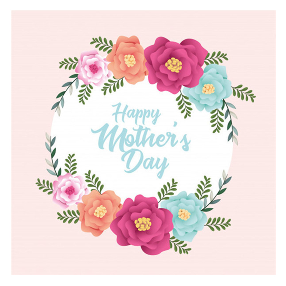

30*30CM - Round Drill Diamond Painting - Thanksgiving Mother\ s Day, 501 Original