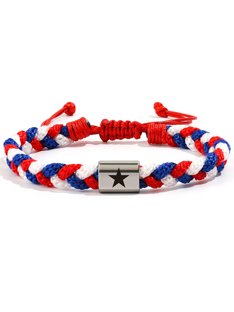 Comstylish American Independence Day July 4th Art Bracelet