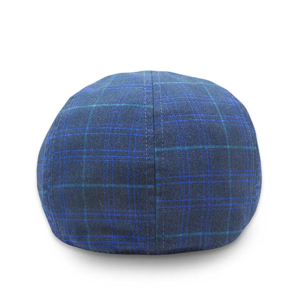 Hatsfashion-The Midnight Summer Peaky   Cap - Plaid