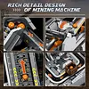 Mining Machine Building Blocks GBC Ball Factory Simulation Mining Car Conveyor Belt