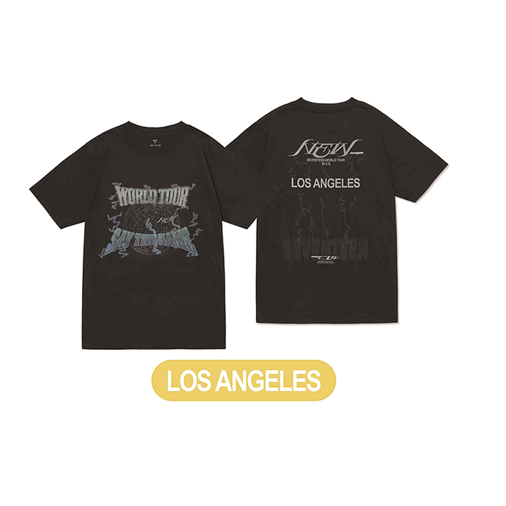 2025 SEVENTEEN WORLD TOUR [NEW_] IN U.S CITY T-SHIRT