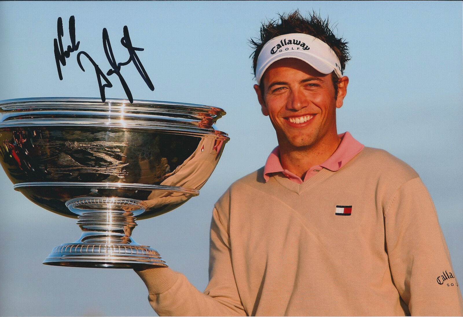 Nick DOUGHERTY SIGNED 12x8 Photo Poster painting AFTAL Autograph COA Alfred Dunhill Links GOLF