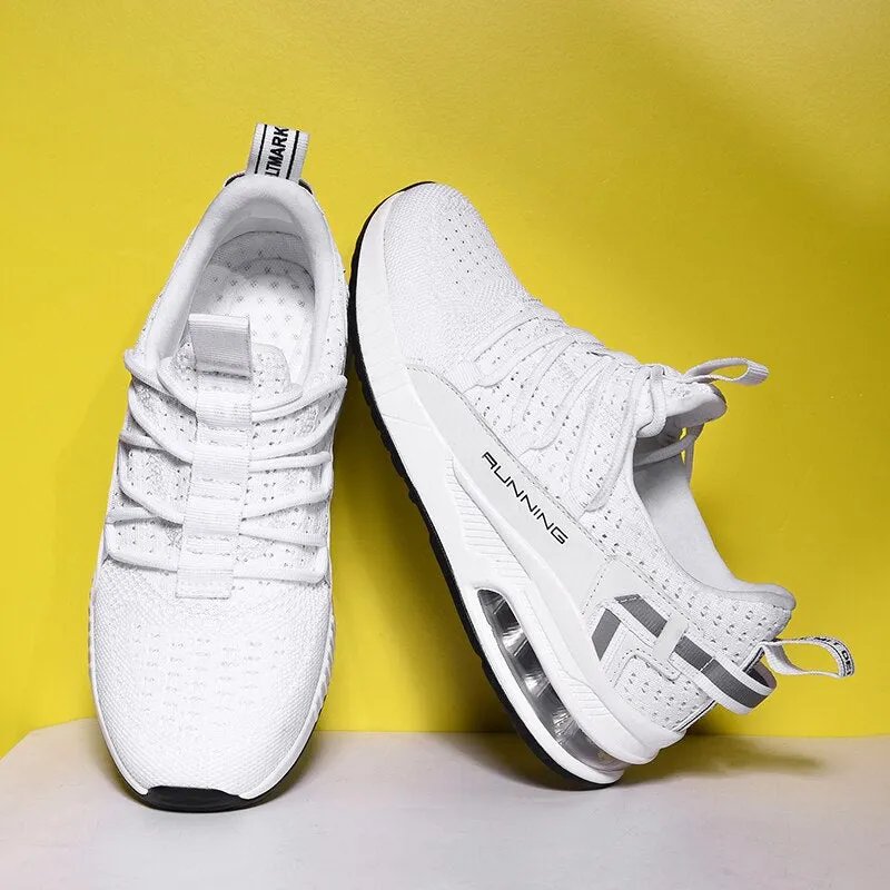 Nine o'clock Hot-sale Couple Casual Sneakers Outdoor Breathable Male Non-slip Shoes Light Comfortable Unisex Lace-up Footwear