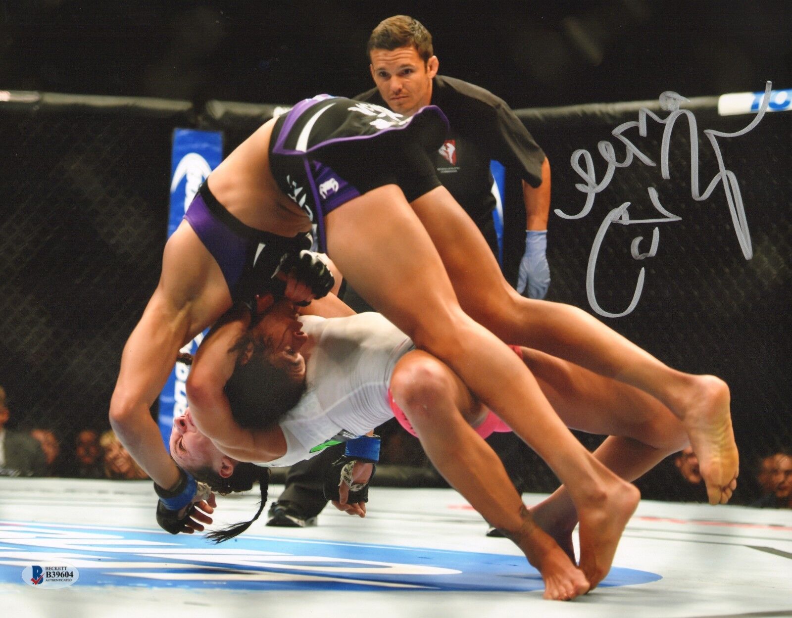 Cat Zingano Signed UFC 11x14 Photo Poster painting BAS COA Picture Autograph 178 vs Amanda Nunes