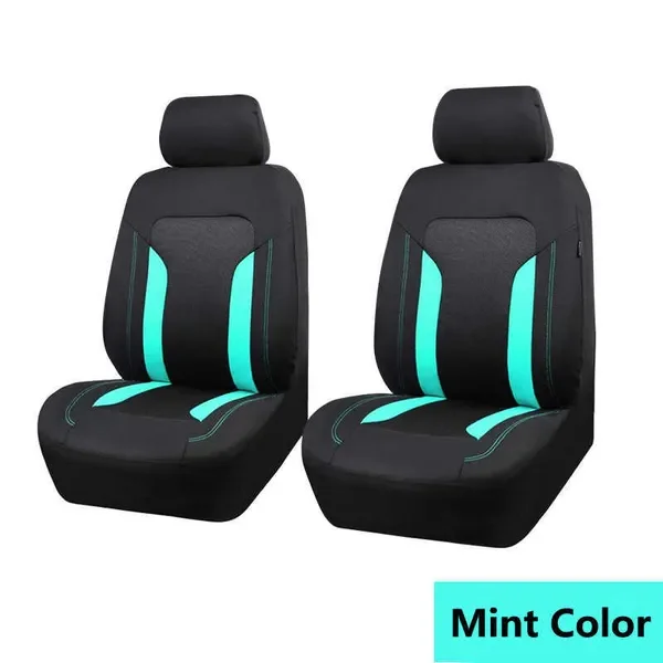 New Upgrade Breathable Mesh Fabric Universal Covers With 3 Zipper Fit For Most Car SUV Truck Van Seat Protector Cushion