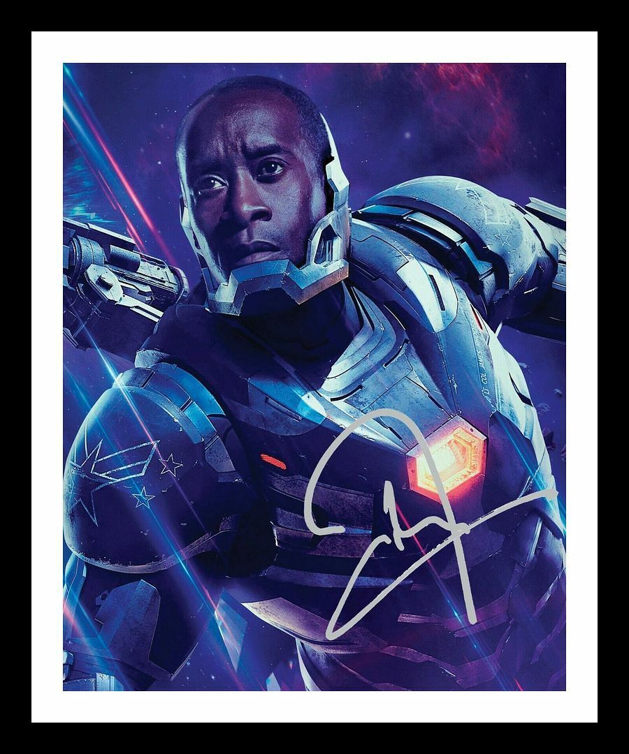 Don Cheadle - War Machine - The Avengers Autograph Signed & Framed Photo Poster painting