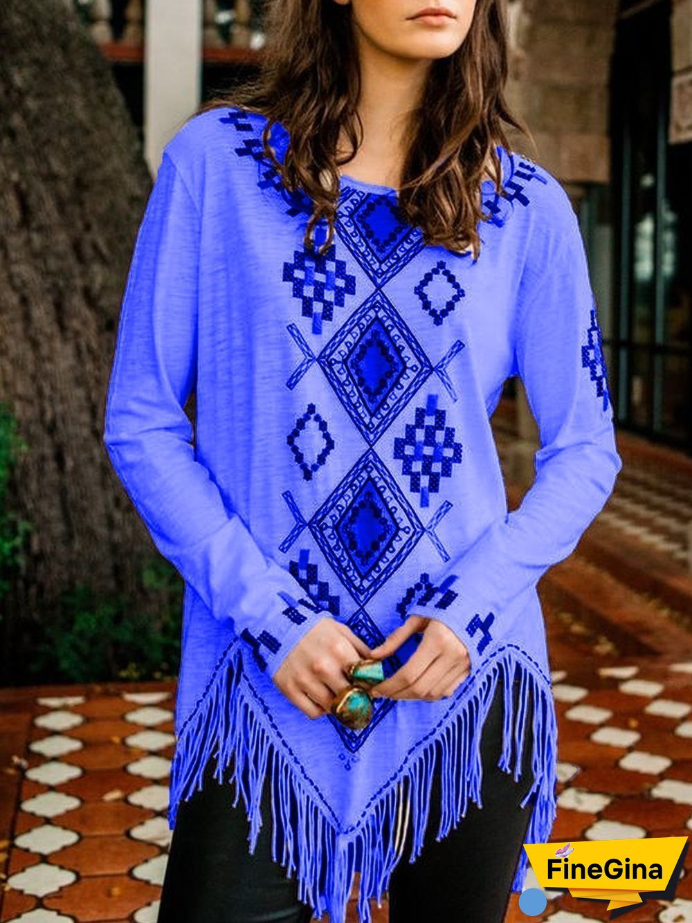 Long Sleeve Vintage Cotton Shirt